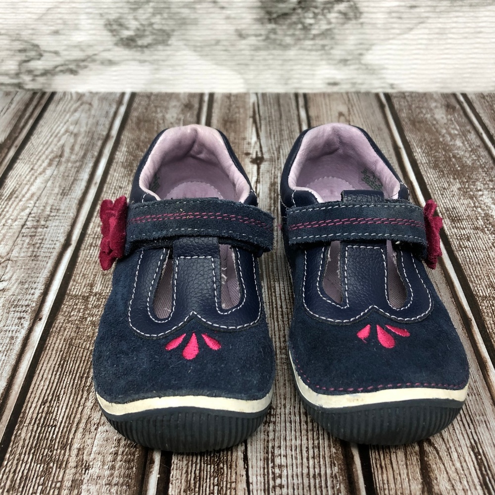 Stride Rite Toddler Size 8W Teagan Mary Jane Blue